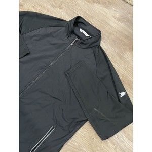 Peter Millar Hyperlight Merge Jacket Size XXL Black Full Zip Performance Rock Cr